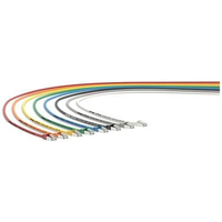 CÂBLE DE RACCORDEMENT RÉSEAU INFORMATIQUE [1X RJ45 MÂLE - 1X RJ45 MÂLE] LAPP 24441396 CAT 6A S/FTP ROUGE 3.00 M