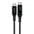 ACEFAST CABLE USB-C TO USB-C C6-03 WITH DISPLAY, 100W, 2M (BLACK)