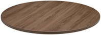Tischplatte Maliana rund; 60 cm (Ø); eiche/braun/grau; rund