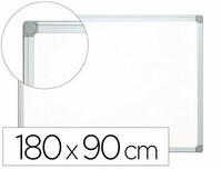 Pizarra blanca de melamina (180x90 cm) con marco de aluminio de Q-Connect