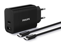 Philips DLP2621C/12 ładowarka do urządzeń przenośnych Telefon komórkowy, Smartfon Czarny Prąd przemienny Szybkie ładowanie Wewnętrzna