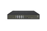 LevelOne GES-2110P netwerk-switch Managed L2 Gigabit Ethernet (10/100/1000) Power over Ethernet (PoE) Zwart