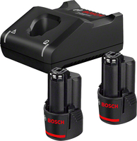 Bosch 2 x GBA 12V 3.0Ah + GAL 12V-40 Professional Battery & charger set