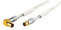 Schwaiger KVKWHD50S 531 coax-kabel 5 m IEC Wit