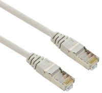4World 3m Cat6 RJ-45 m/m kabel sieciowy Szary F/UTP (FTP)
