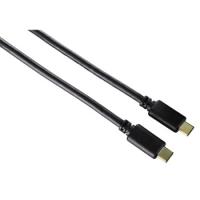 Hama 0.75m, USB 2.0 kabel USB 0,75 m USB C Czarny