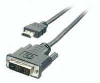 Vivanco 47056 video kabel adapter 2 m DVI-D HDMI Grijs