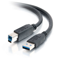 C2G 1m USB 3.0 USB Kabel USB A USB B Schwarz