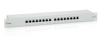 Equip 16-Port Cat.6 Shielded Patch Panel, Light Grey