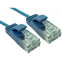 Cables Direct ERSLIM-100HB networking cable Blue 0.25 m Cat6 U/UTP (UTP)