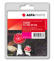 AgfaPhoto APCCLI581XXLM inktcartridge 1 stuk(s) Compatibel Magenta
