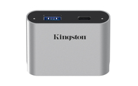 Kingston Technology WFS-USB huby i koncentratory USB 3.2 Gen 1 (3.1 Gen 1) Type-C 5000 Mbit/s Srebrny