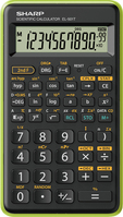 Sharp EL-501T számológép Hordozható Tudományos számológép Fekete, Zöld
