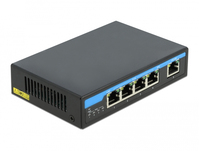 DeLOCK 87764 Netzwerk-Switch Gigabit Ethernet (10/100/1000) Power over Ethernet (PoE) Schwarz