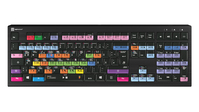 Logickeyboard LKB-FLS-A2PC-DE clavier Universel USB QWERTZ Allemand Noir