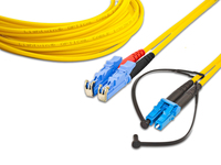 Lightwin LDP-09 LSH-LC 2.0 InfiniBand/fibre optic cable 2 m E-2000 (LSH) OS2 Blauw, Geel