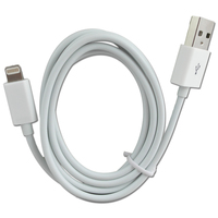 2GO 794888 cable de conector Lightning 1 m Blanco