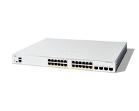 Cisco Catalyst 1300-24FP-4X Managed Switch, 24 Port GE, Full PoE, 4x10GE SFP+, Limited Lifetime Protection (C1300-24FP-4X)
