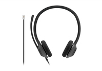 Cisco Headset 322 Wired Dual On-Ear Carbon Black RJ9 Casque Avec fil Arceau Bureau/Centre d'appels Noir