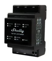 Shelly LAN Switch Elektroschalter Intelligenter Schalter Schwarz