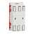 Schneider Electric NU306103T wandcontactdoos Rood