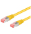 Goobay 1.5m CAT6a-150 networking cable Yellow