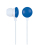 Gembird MHP-EP-001-B headphones/headset Wired In-ear Music Blue, White