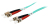 Equip 25224207 InfiniBand/fibre optic cable 2 m ST OM3 Turkoois