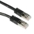 C2G 15m Cat5e Patch Cable Netzwerkkabel Schwarz
