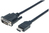 Manhattan HDMI auf DVI-Kabel, HDMI-Stecker auf DVI-D 24+1 Stecker, Dual Link, 3 m, schwarz