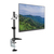 LogiLink BP0075 supporto da tavolo per Tv a schermo piatto 68,6 cm (27") Nero, Acciaio inossidabile Scrivania