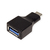 Value 12.99.9030 Kabeladapter USB Type C USB Type A Schwarz
