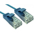 Cables Direct ERSLIM-102B networking cable Blue 2 m Cat6 U/UTP (UTP)