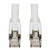 Tripp Lite N272-025-WH Cable S/FTP Patch Ethernet Blindado Snagless Certificado Cat8 25G / 40G (RJ45 M/M), PoE, Blanco, 7.62 m [25 pies]