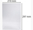 Exacompta 84058D Zeichenhalter und Informationsstand Schilderhalter A4 Polymethylmethacrylat (PMMA) Transparent