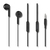 Qoltec 50833 auricular y casco Auriculares Alámbrico Dentro de oído Negro