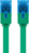 Goobay CAT 6A Flat Patch Cable U/UTP, green