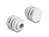 DeLOCK Bouchon de ventilation M12, gris, 2 unités