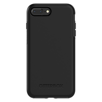 OtterBox Symmetry - Funda Anti-Caídas Fina y elegante para Apple iPhone 7/8 Plus, Negro - Funda