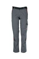 Planam Highline 2329052 Gr.52 Damen Bundhose schiefer/schwarz/rot