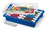 Noris® colour 187 dreikantiger Farbstift Gratnell Tray mit 288 Farbstiften in 12 sortierten Farben und 6 kostenlosen Metallspitzern 510 10