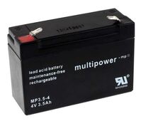 Multipower MP3.5-4 batteria al piombo 4V