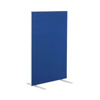 Jemini Blue 1600mm Floor Standing Screen (W1200 x D28 x H1600mm) KF78991