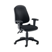 Jemini Intro Posture Chairs with Arms Charcoal KF838994