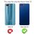 NALIA Custodia Integrale compatibile con Huawei Honor View 10, Cover Protettiva Fronte e Retro & Vetro Temperato, Phone Case Rigida Telefono Cellulare Protezione Bumper Sottile Blu