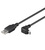 Anschlusskabel USB 2.0 Stecker A an Stecker Micro B gewinkelt, schwarz, 1,8m, Good Connections®