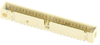 Stiftleiste, 14-polig, RM 2.54 mm, gerade, beige, 09195146324740