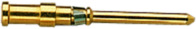 Stiftkontakt, 1,5 mm², AWG 16, Crimpanschluss, vergoldet, 09152006121