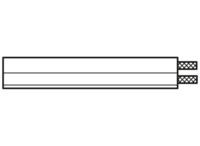 Lautsprecher-Leitung, 2 x 0,75 mm², schwarz (rote Adermarkierung)