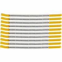 Clip Sleeve Wire Markers SCN-18-M, Black, White, Nylon, 300 pc(s) Marcatori per cavi